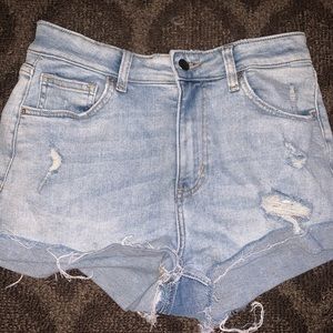 H&M Light Blue Denim Shorts